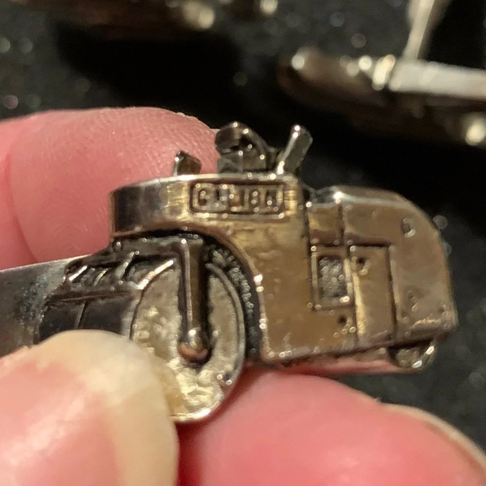 Vintage “Anderson Loader” Cuff Links & Tie Clip